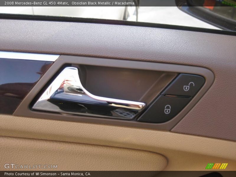 Obsidian Black Metallic / Macadamia 2008 Mercedes-Benz GL 450 4Matic