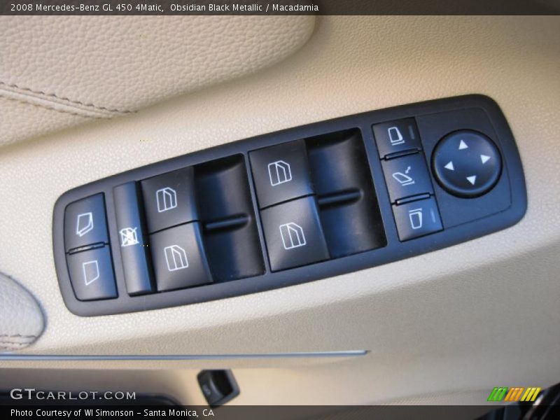 Obsidian Black Metallic / Macadamia 2008 Mercedes-Benz GL 450 4Matic
