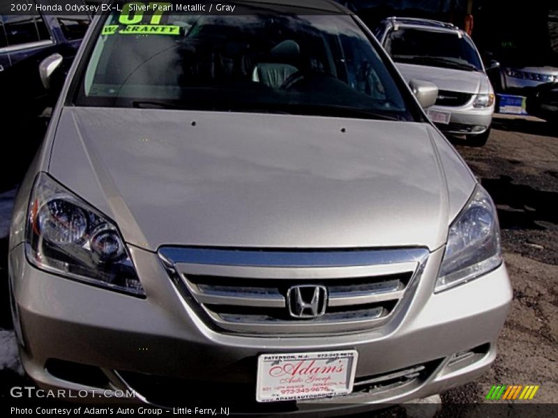 Silver Pearl Metallic / Gray 2007 Honda Odyssey EX-L