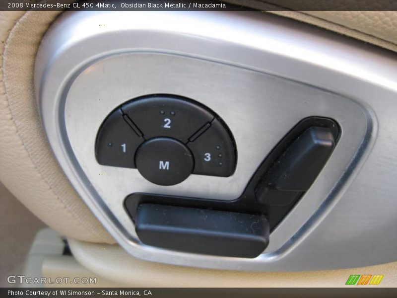 Obsidian Black Metallic / Macadamia 2008 Mercedes-Benz GL 450 4Matic