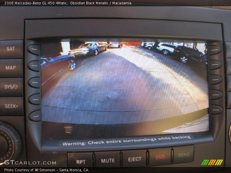 Obsidian Black Metallic / Macadamia 2008 Mercedes-Benz GL 450 4Matic