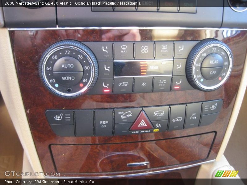 Obsidian Black Metallic / Macadamia 2008 Mercedes-Benz GL 450 4Matic
