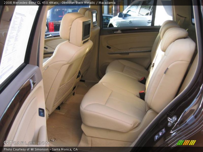 Obsidian Black Metallic / Macadamia 2008 Mercedes-Benz GL 450 4Matic