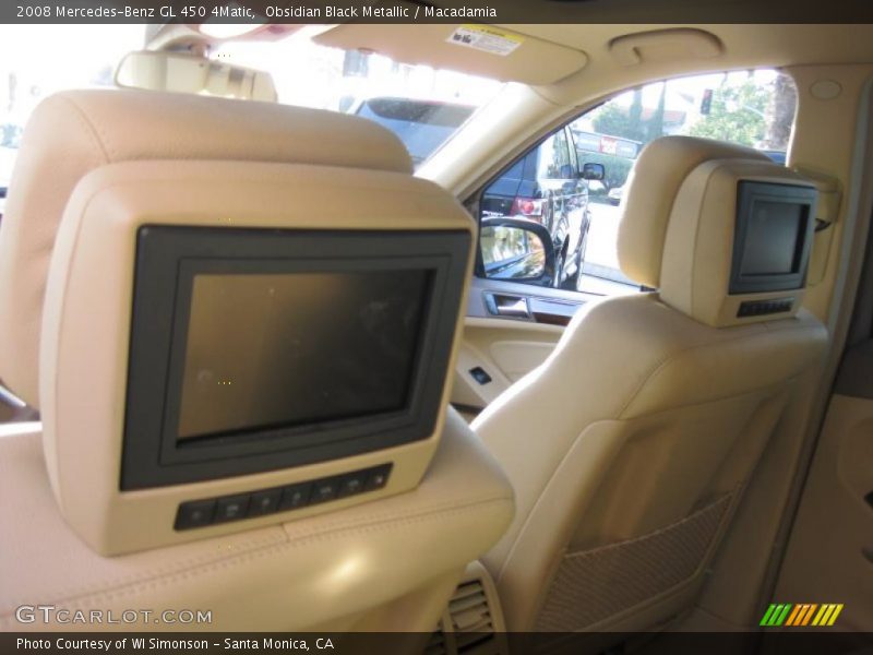 Obsidian Black Metallic / Macadamia 2008 Mercedes-Benz GL 450 4Matic
