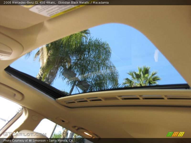 Obsidian Black Metallic / Macadamia 2008 Mercedes-Benz GL 450 4Matic