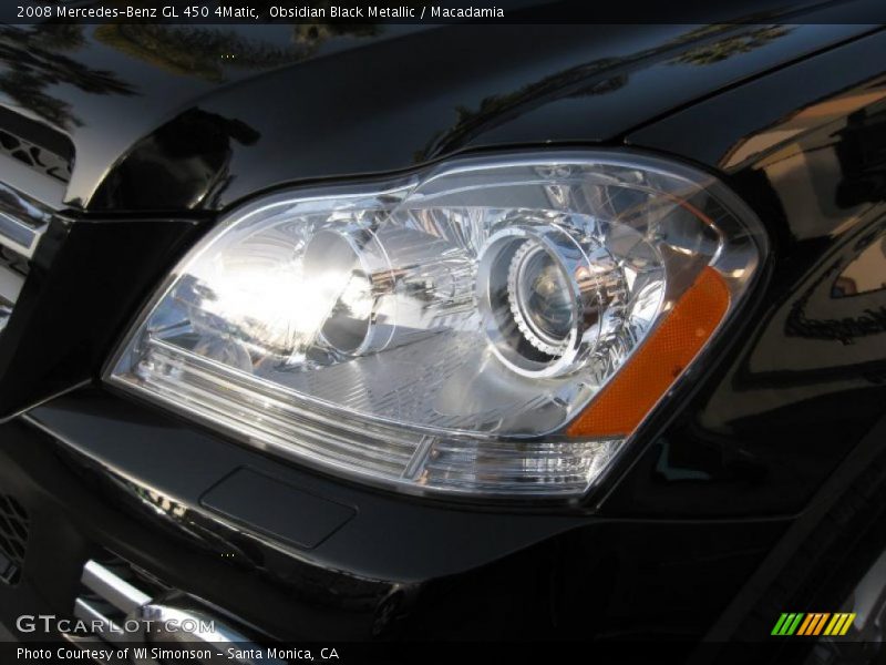Obsidian Black Metallic / Macadamia 2008 Mercedes-Benz GL 450 4Matic