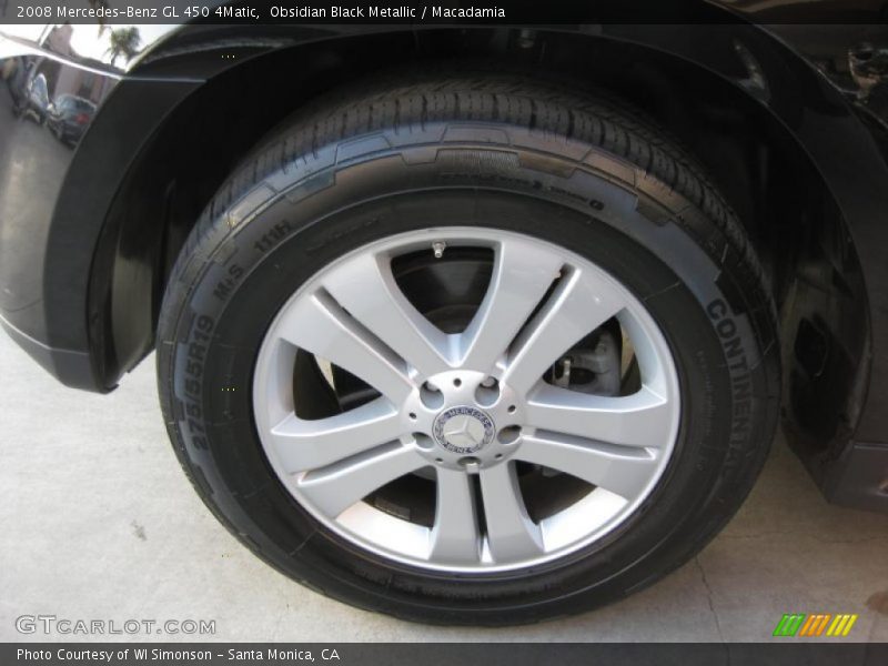 Obsidian Black Metallic / Macadamia 2008 Mercedes-Benz GL 450 4Matic