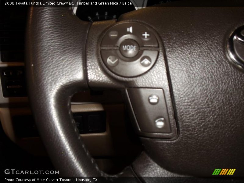 Timberland Green Mica / Beige 2008 Toyota Tundra Limited CrewMax