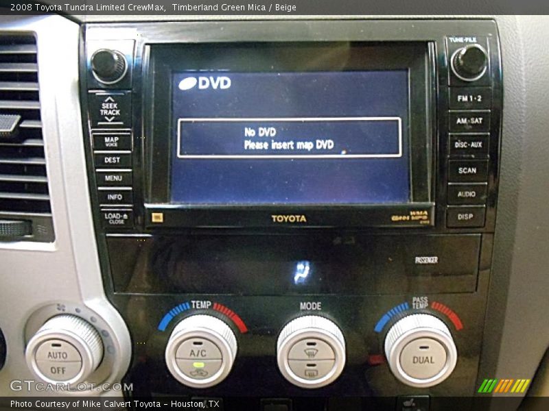 Timberland Green Mica / Beige 2008 Toyota Tundra Limited CrewMax