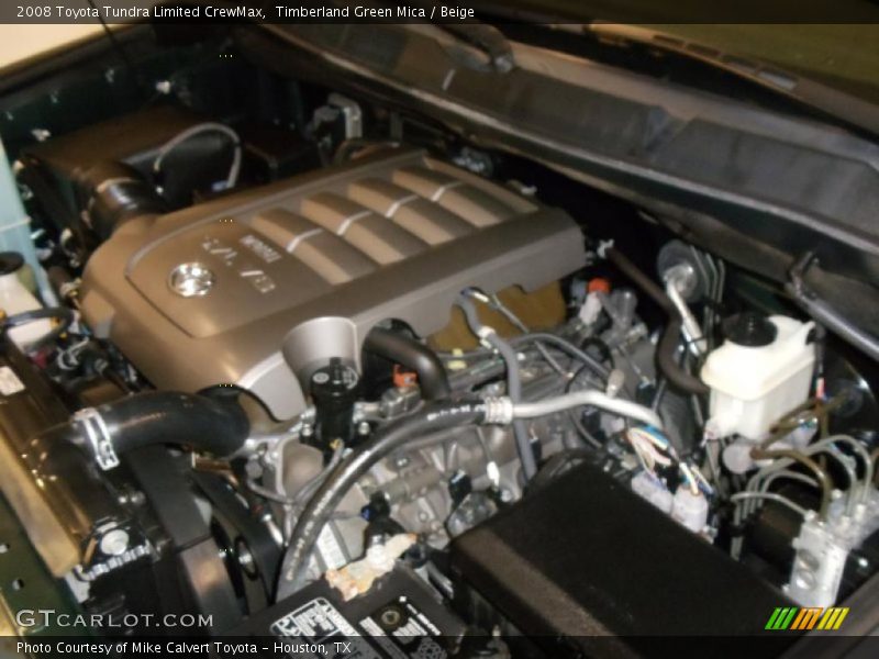 Timberland Green Mica / Beige 2008 Toyota Tundra Limited CrewMax