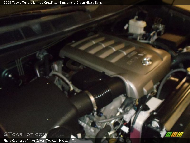 Timberland Green Mica / Beige 2008 Toyota Tundra Limited CrewMax