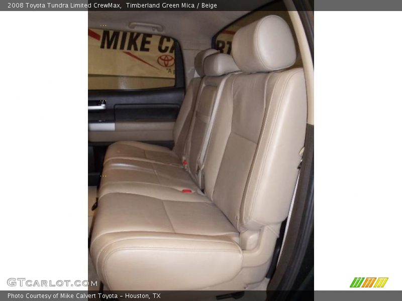 Timberland Green Mica / Beige 2008 Toyota Tundra Limited CrewMax