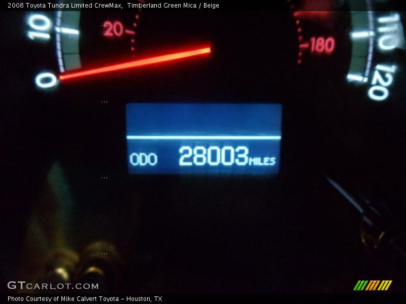 Timberland Green Mica / Beige 2008 Toyota Tundra Limited CrewMax