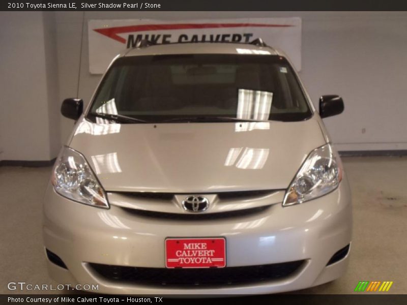 Silver Shadow Pearl / Stone 2010 Toyota Sienna LE