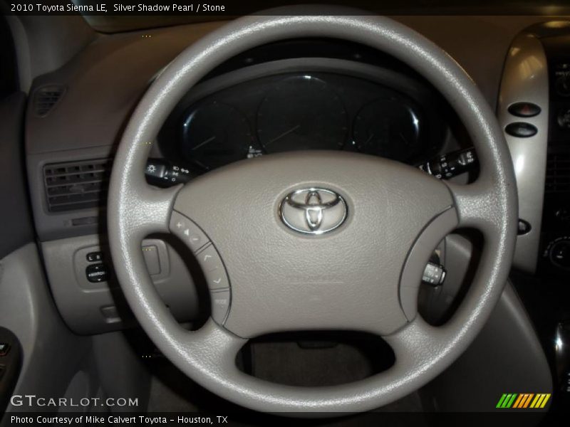Silver Shadow Pearl / Stone 2010 Toyota Sienna LE