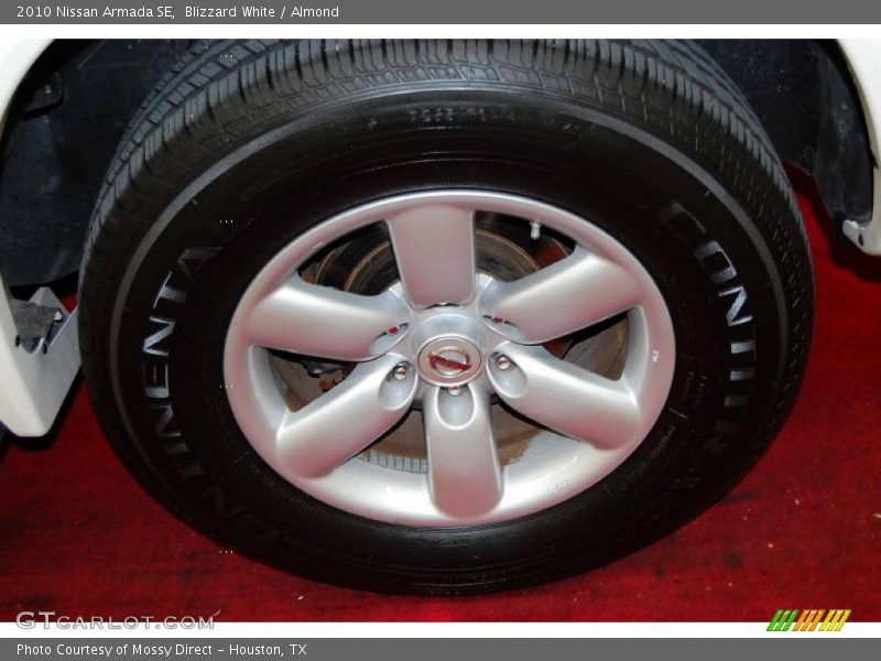 Blizzard White / Almond 2010 Nissan Armada SE