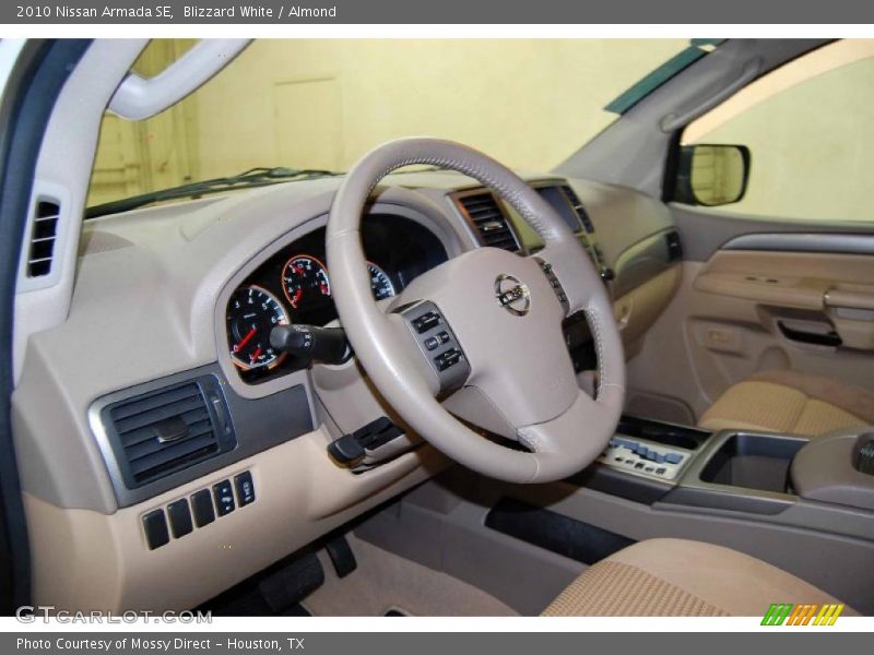 Blizzard White / Almond 2010 Nissan Armada SE