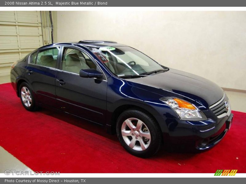 Majestic Blue Metallic / Blond 2008 Nissan Altima 2.5 SL
