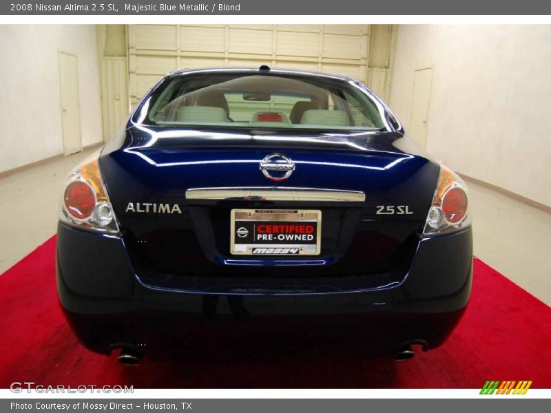 Majestic Blue Metallic / Blond 2008 Nissan Altima 2.5 SL