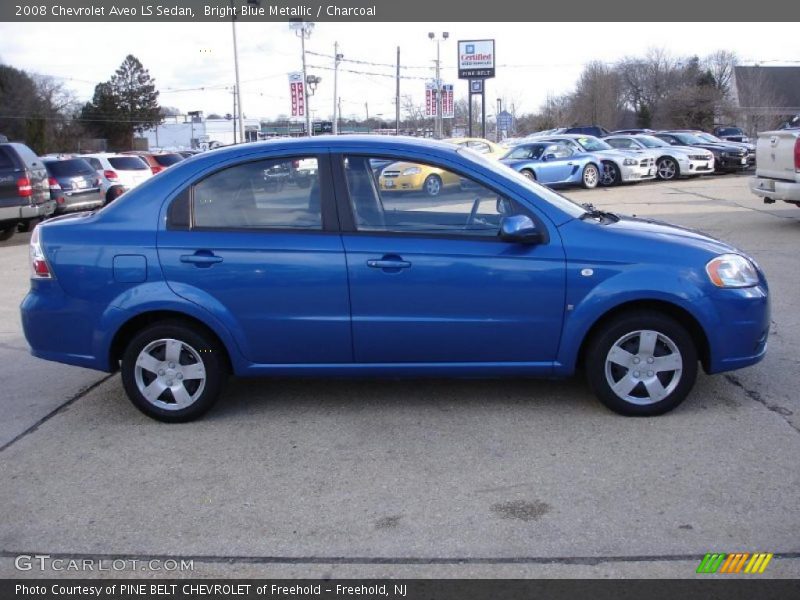 Bright Blue Metallic / Charcoal 2008 Chevrolet Aveo LS Sedan