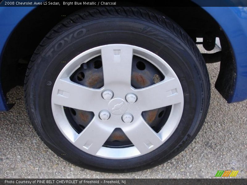 Bright Blue Metallic / Charcoal 2008 Chevrolet Aveo LS Sedan