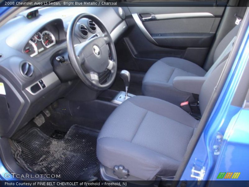 Bright Blue Metallic / Charcoal 2008 Chevrolet Aveo LS Sedan