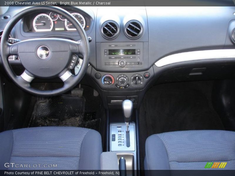 Bright Blue Metallic / Charcoal 2008 Chevrolet Aveo LS Sedan