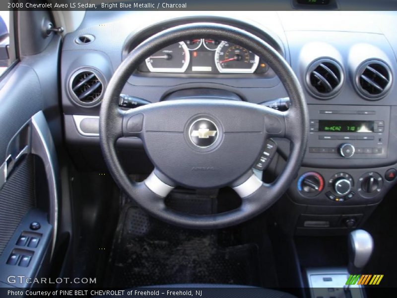 Bright Blue Metallic / Charcoal 2008 Chevrolet Aveo LS Sedan