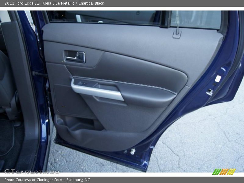Kona Blue Metallic / Charcoal Black 2011 Ford Edge SE