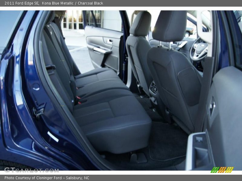Kona Blue Metallic / Charcoal Black 2011 Ford Edge SE