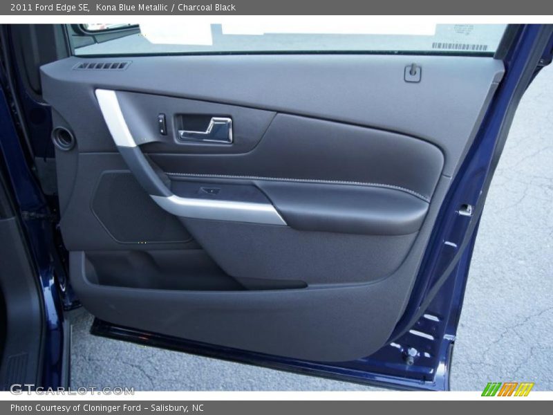 Kona Blue Metallic / Charcoal Black 2011 Ford Edge SE
