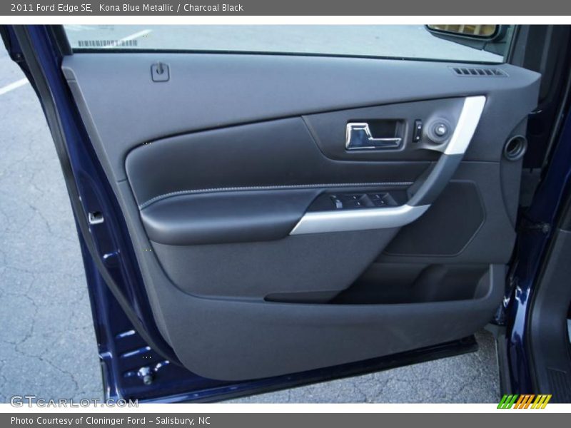 Kona Blue Metallic / Charcoal Black 2011 Ford Edge SE