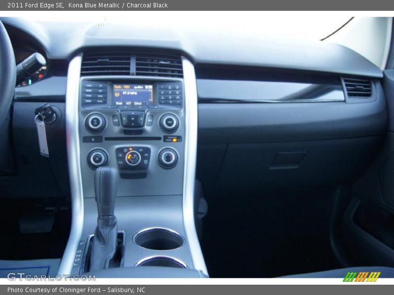 Kona Blue Metallic / Charcoal Black 2011 Ford Edge SE