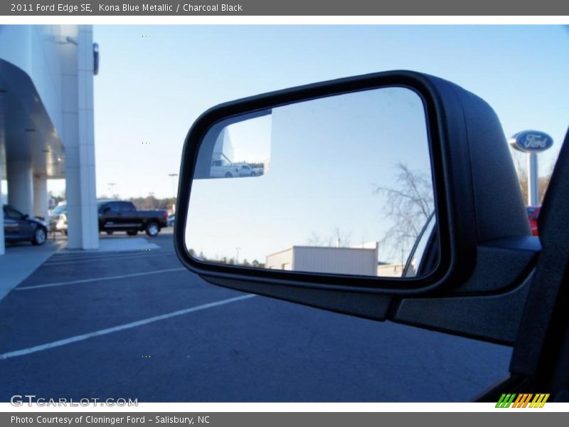 Kona Blue Metallic / Charcoal Black 2011 Ford Edge SE