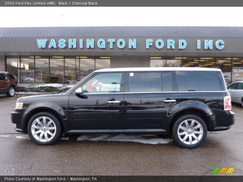 Black / Charcoal Black 2009 Ford Flex Limited AWD