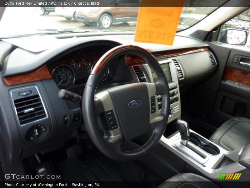Black / Charcoal Black 2009 Ford Flex Limited AWD