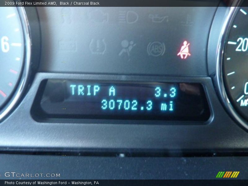 Black / Charcoal Black 2009 Ford Flex Limited AWD