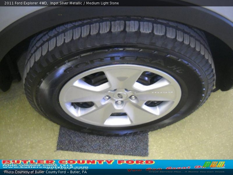 Ingot Silver Metallic / Medium Light Stone 2011 Ford Explorer 4WD