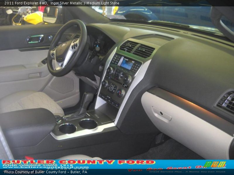 Ingot Silver Metallic / Medium Light Stone 2011 Ford Explorer 4WD