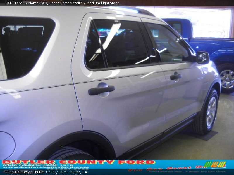 Ingot Silver Metallic / Medium Light Stone 2011 Ford Explorer 4WD