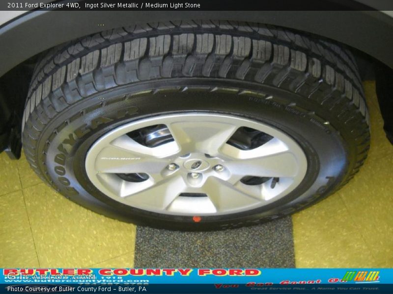 Ingot Silver Metallic / Medium Light Stone 2011 Ford Explorer 4WD