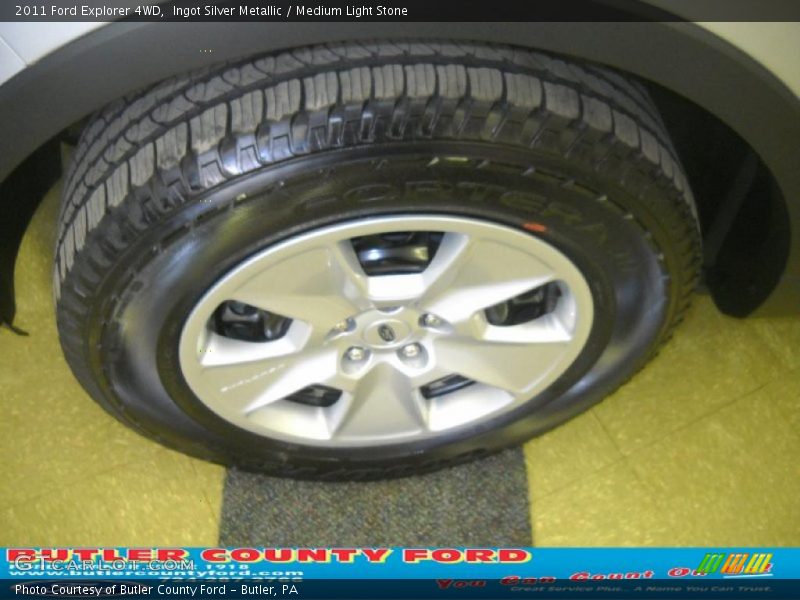 Ingot Silver Metallic / Medium Light Stone 2011 Ford Explorer 4WD