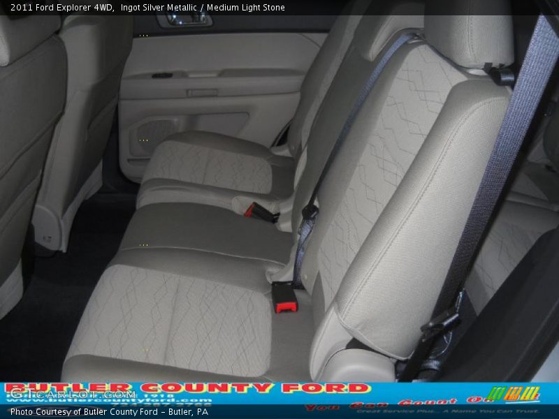 Ingot Silver Metallic / Medium Light Stone 2011 Ford Explorer 4WD