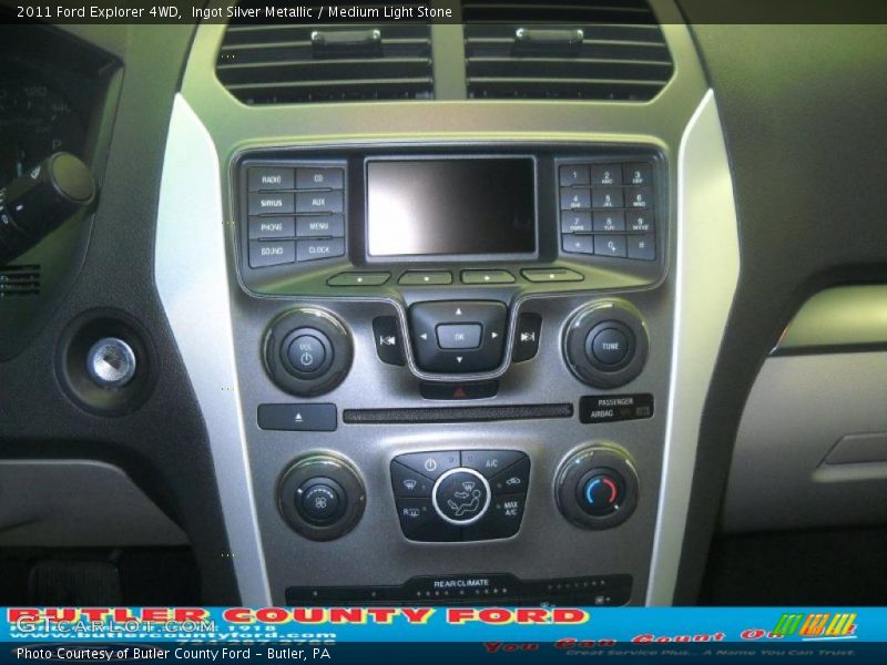 Ingot Silver Metallic / Medium Light Stone 2011 Ford Explorer 4WD