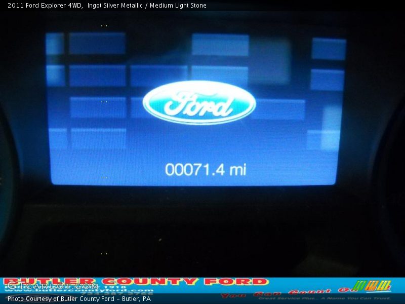 Ingot Silver Metallic / Medium Light Stone 2011 Ford Explorer 4WD