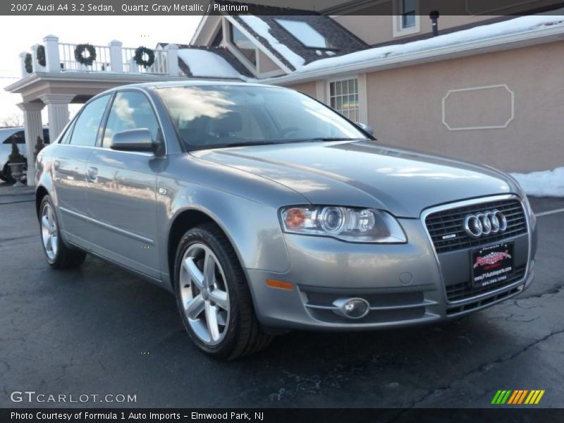Quartz Gray Metallic / Platinum 2007 Audi A4 3.2 Sedan
