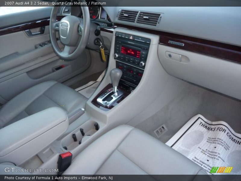 Quartz Gray Metallic / Platinum 2007 Audi A4 3.2 Sedan