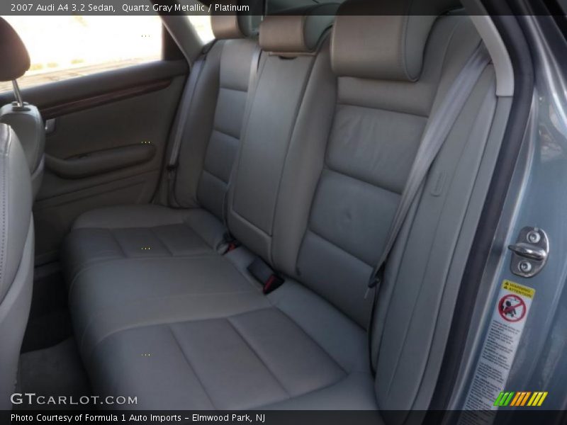 Quartz Gray Metallic / Platinum 2007 Audi A4 3.2 Sedan