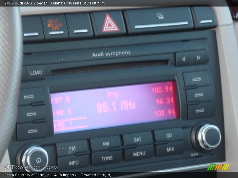 Controls of 2007 A4 3.2 Sedan