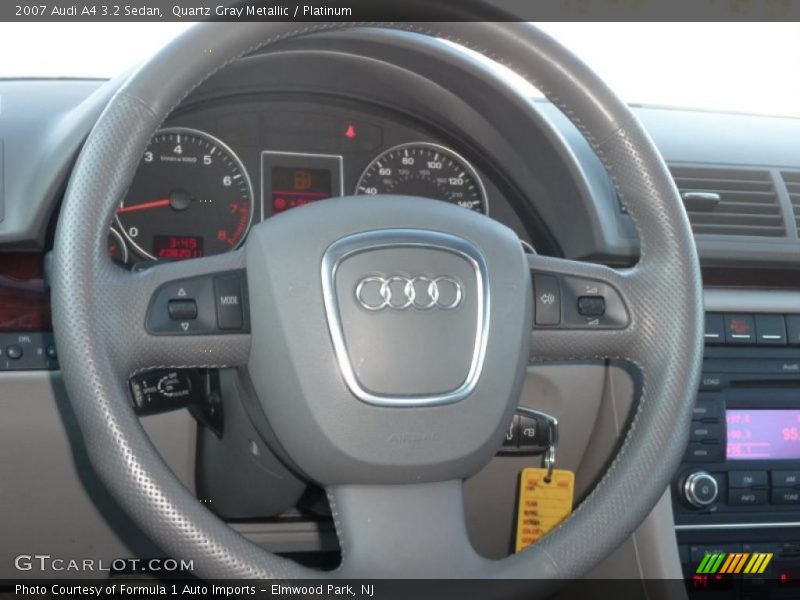 Quartz Gray Metallic / Platinum 2007 Audi A4 3.2 Sedan